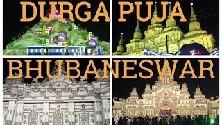 Durga Puja (2017) Celebrations in Bhubaneswar || Late Night Visit to Bhubaneswar Durga Puja Pandals