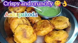 aalu ka pakoda recipe | क्रिस्पी कुरकुरे आलू के पकोड़ा | बनाने का सही तरीका Nisha cooking 1k 