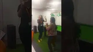 Celebrating music day with dance in the office