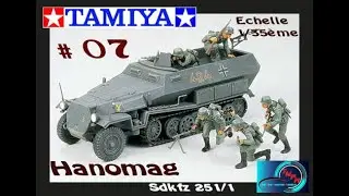 Montage Maquette Hanomag Sdkfz 251 1 Tamiya 1/35&egrave;me Part 07
