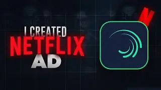 Реклама Netflix с использованием приложения Alight Motion || Видеоурок-тизер