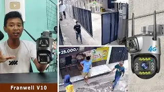 CCTV 4G Dua Lensa Kamera  V380 PRO V10, Rekomendasi CCTV 4G Murah, Terbaik