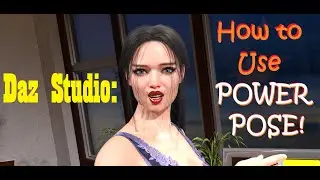 Daz Studio: Using the  Power Pose Tool Option