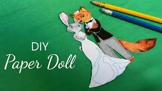 Зверополис 2 / Бумажная кукла своими руками