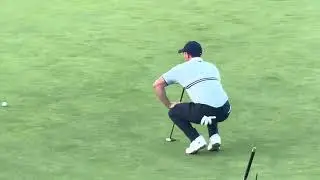2025/09/26 Ryder Cup, Day 1, 18th, Rory McIlroy, putt missed