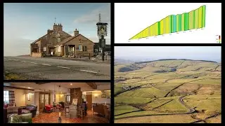Indoor Cycle Training ~  Peak District, England - 7 Mile, 11 KM Cat & Fiddle Climb & Descent