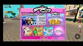 MIRACULOUS RP CODES OF LADYBUG AND CAT NOIR ROBLOX (~OP_GACHA~) ALL THE CODES GIVE 40,000 COINS
