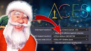 🎁 CADEAU ! ETALONNAGE DAVINCI en ACES ! La MISI ACES TRANSFORM 2383 Kodak OFFERTE !!! …… De rien