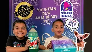&ldquo;Taco bell BAJA BLAST PIE Taste Test and drink comparison&mdash; Is It Actually Good?! | X&B Try It&rdquo;
