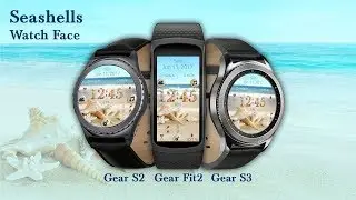 Seashells Watch Face - Animated Preview