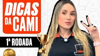 1ª rodada | Dicas da Cami | Cartola 2026 🎩⚽