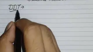 DDT Full Form
