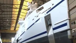 MYS Preview Video: The inside story on fast yacht support vessel Garcon