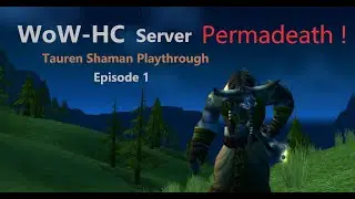 WoW-HC Permadeath - Tauren Shaman Playthrough