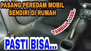 pasang peredam mobil sendiri di honda brv