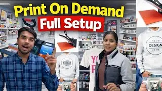 Print On Demand Business 2026 | Machine + Godown Tour | Custom Items Se Kama