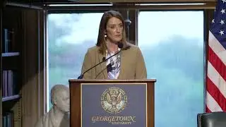 Roberta Metsola&rsquo;s Powerful Call for US&ndash;EU Unity at Georgetown | Europe Politics | Amaravati Today