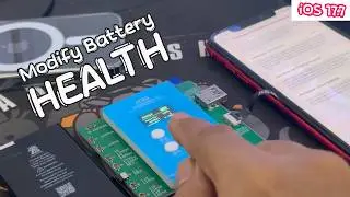 Modify Battery Health iOS 17.7 No Notif (100%) | Restoring Battery Health JCID Q1