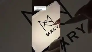 Antwort auf Oliver MARY Logo Design #procreate #designprocess #adobeillustrator