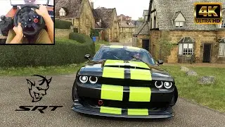 Dodge Demon (1120HP) - Forza Horizon 4 | Logitech g29 gameplay - 4K