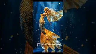Woman Fuses with a Fish! ⚡ Magical Ocean Queen Appears! #Shorts