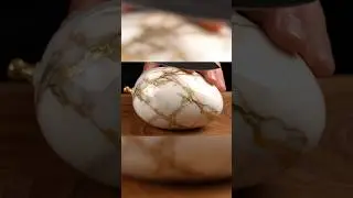 Cutting Marble Mango 🥭🪨 Satisfying ASMR #asmr #asmrsounds #aiasmr #glassfruit #satisfyingvideo #ai