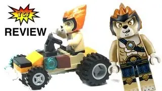 LEGO Chima Leonidas' Jungle Dragster Review 30253 Polybag Legends of Chima Set
