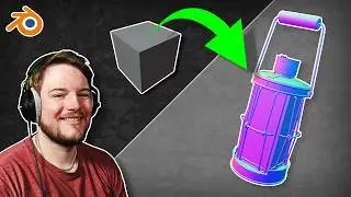 Game Dev VOD | Game Asset: Old Lantern -  Part 2 | Blender