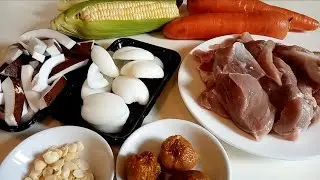 Fresh Sea Coconut Chinese Soup #coconutsoup