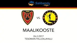Miesten Liiga: Koovee-Indians, 26.2.2017, Maalikooste
