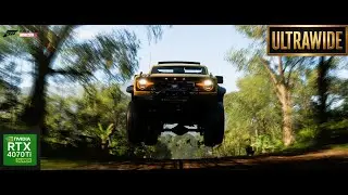 Ford Bronco Raptor 2022 - Forza Horizon 5 Offroad Convoy - Ultrawide Gameplay Moza R12