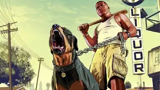 Franklin And Chop's Road Trip in GTA 5 (funny)@markopegan568 #tranding  #samsung #gaming