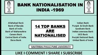 Nationalisation of Banks in India