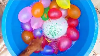 SATISFYING ASMR WATER BALLOON POPS #ASMR #PoppingBallons25