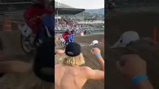 His First Time Racing Dirtbike!