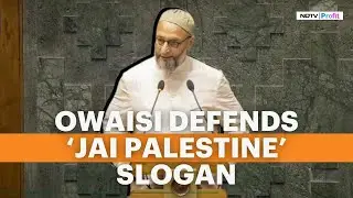 'How Is It Against Constitution?': Owaisi Defends 'Jai Palestine' Slogan