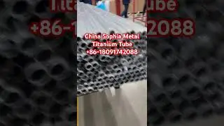 titanium tube packing #titaniumfactory #titaniumpipe #gr2 #titaniumgr2 #singlepack #titaniummetal