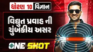 વિદ્યુતપ્રવાહ ની ચુંબકીય અસર | Magnetic Effects of Electric Current in One Shot  | વિજ્ઞાન | ધોરણ 10