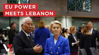 LIVE | EU Leaders Antonio Costa, Von Der Leyen Speak After Meeting Lebanon&rsquo;s President | VERTEX