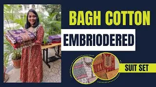 Designer Bagh Cotton Suit Dress Material |