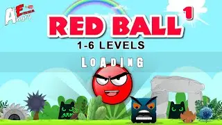 Red Ball Adventure 1 - Levels 1-6 / Gameplay Walkthrough (Android, iOS)
