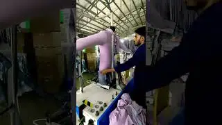 Automatic Shart ironing machine #garments #machine