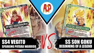 SS4 Vegito [BT24] (B) vs SS Goku [BT24] (G) | Gameplay | DBS Master