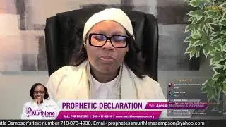 I bring my needs to You, Lord - Apostle Murthlene A. Sampson (4 Nights of Prayers)