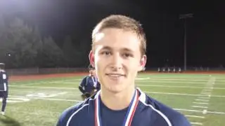 Portland Adventist's Derek Irvine talks about his game-winning goal in a 3-2 win over Oregon Episcop