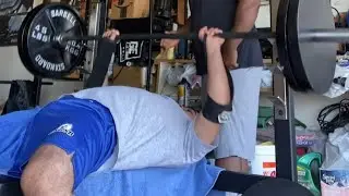 Bench press 225 for 6 reps