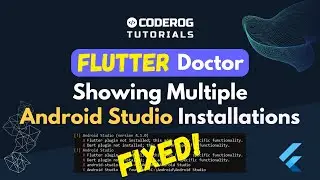 How to Fix Flutter Doctor showing multiple Android Studio entries