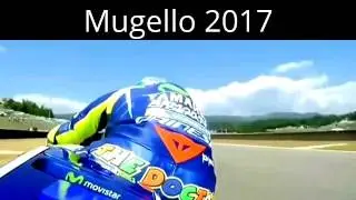 Valentino Rossi - Caduta al Mugello 2017
