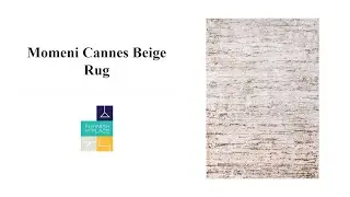 Momeni Cannes Beige Rug - FurnishMyPlace.com