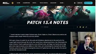 PATCH NOTES 13.4 REVIEW | Disgruntled minimum wage worker Edition &trade;